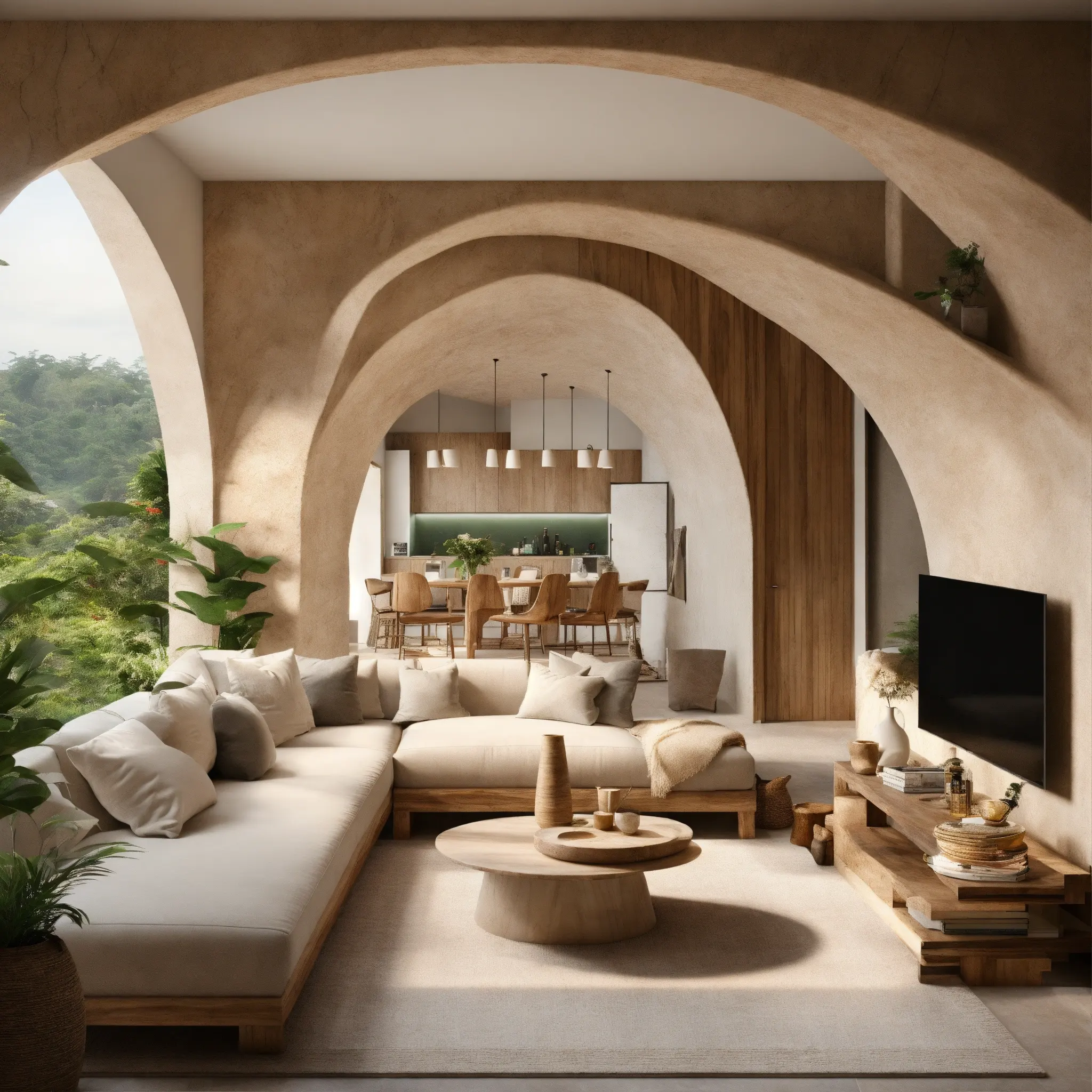 Convertible sofa with hidden storage compartments